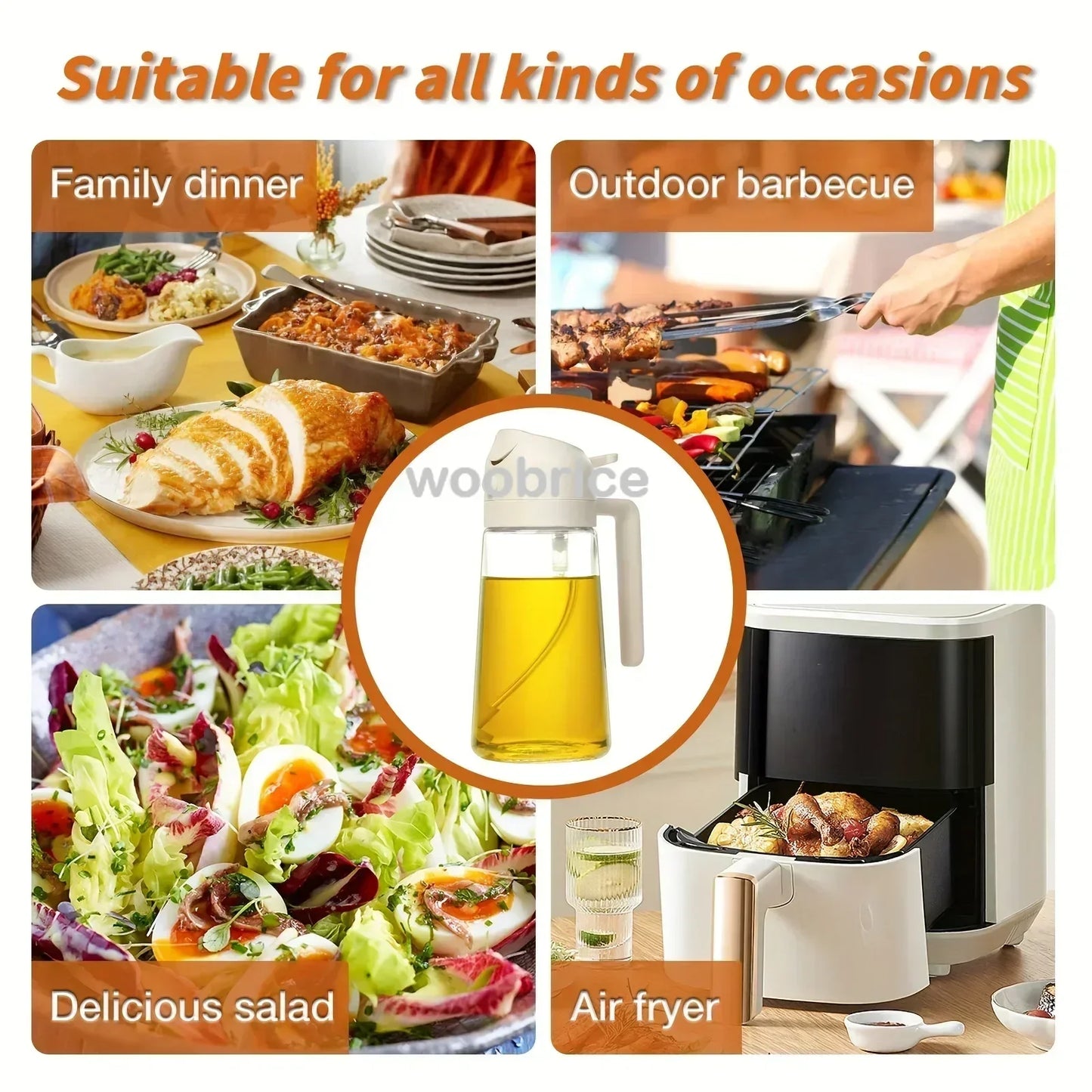 Versatile Kitchen Oil Sprayer